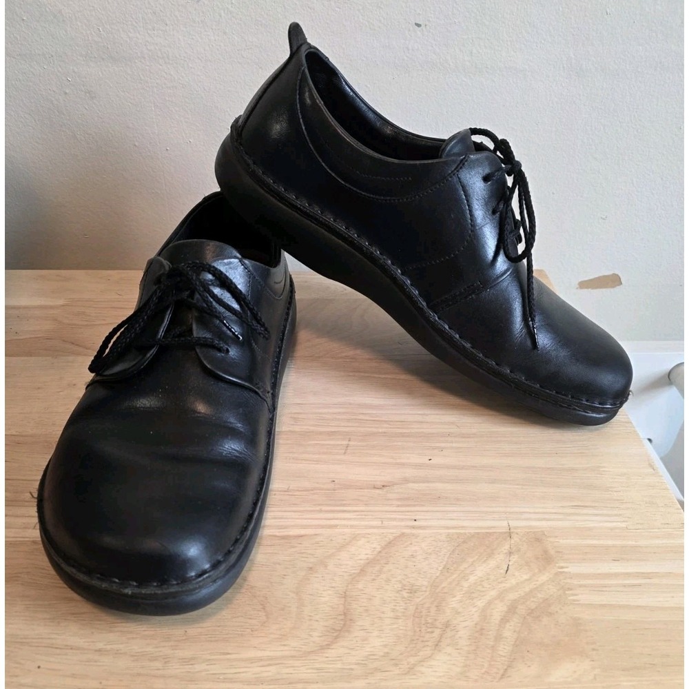 FOOTPRINTS by Birkenstock 270 Men 42 EU 9 US Black Leather Oxford Lace Up Derby